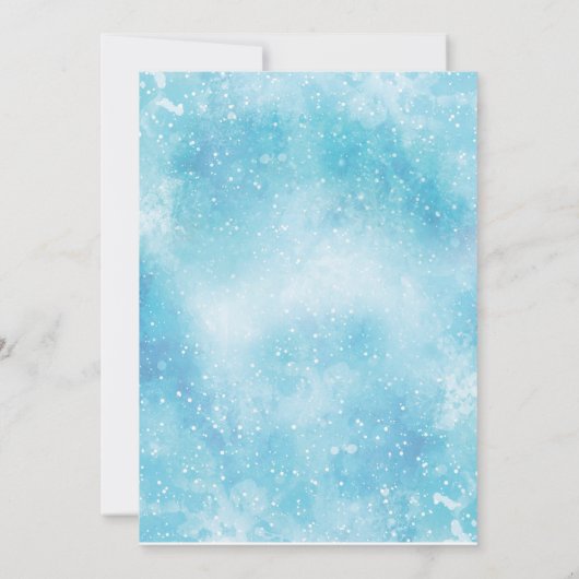 baby baby shower uitnodiging (Achterkant)