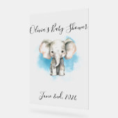 baby baby shower van olifant acryl teken acryl bord (Hoek)