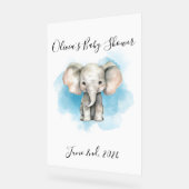 baby baby shower van olifant acryl teken acryl bord (Hoek)