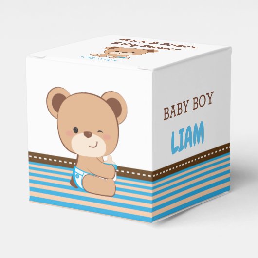 Baby Baby shower Ventilator Vakje 2 x 2 inch - Jon Bedankdoosjes (Voorkant Zijde)