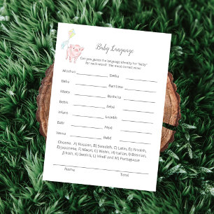 Baby Baby Sprinkle Game Kaart