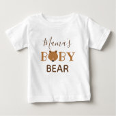 Baby Baby T-Shirt van mama (Voorkant)