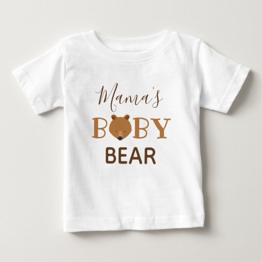 Baby Baby T-Shirt van mama (Voorkant)