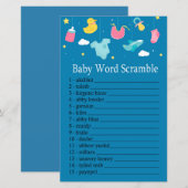 Baby Baby-woordscramble (Voorkant / Achterkant)