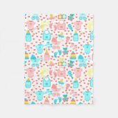 Baby babymandje fleece deken (Voorkant)