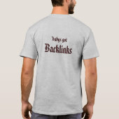baby Backlinks (aan de achterkant) T-shirt (Achterkant)