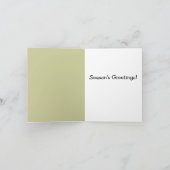 Baby backyard chicken Holiday Card Feestdagen Kaart (Binnen)