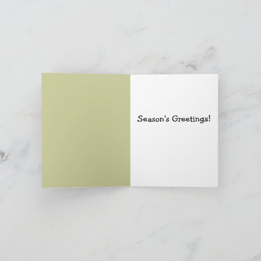 Baby backyard chicken Holiday Card Feestdagen Kaart (Binnen)