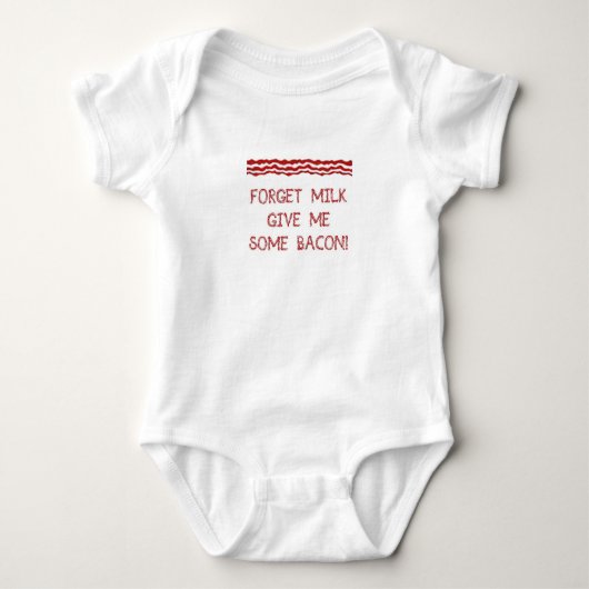 Baby Bacon Onsie Romper (Voorkant)
