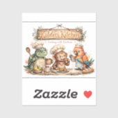 Baby Bakvriendjes Sticker (Vel)