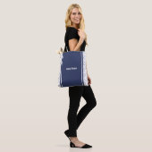 Baby Baller Baby blauwe Canvas tas. Tote Bag (Op model)
