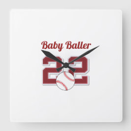 Baby baller baseball wall klok voor baby kleutersc