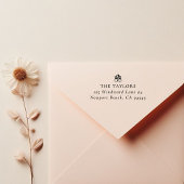 Baby Ballerina Schoenen Familienaam & Retouradres Zelfinktende Stempel