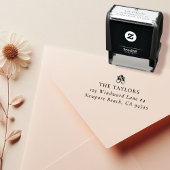 Baby Ballerina Schoenen Familienaam & Retouradres Zelfinktende Stempel