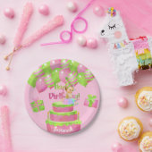 Baby Ballerina Verjaardagspapier Bord (Feest)