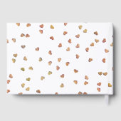 Baby-ballon | Elegant Roos Goud Baby shower Gastenboek (Achterkant)