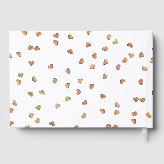 Baby-ballon | Elegant Roos Goud Baby shower Gastenboek (Achterkant)