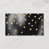 Baby Ballon Polka Dots Sparkles Glitz Dank je Informatiekaartje (Achterkant)