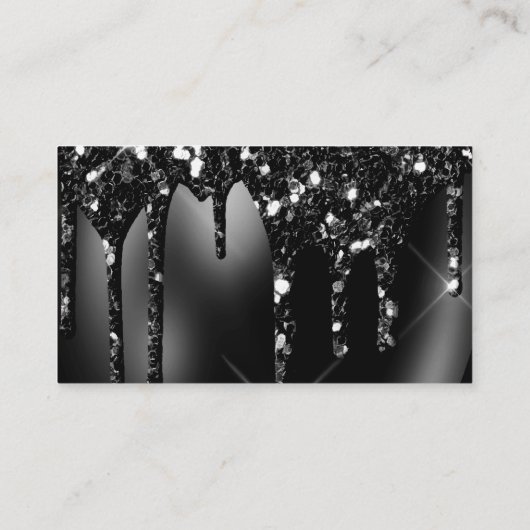 Baby Ballon Sparkle Party Glitz Black Hartelijk da Informatiekaartje (Achterkant)