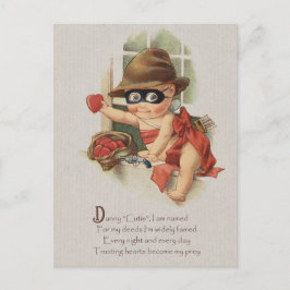 Baby bandit stealing harten CC0862 Danny Cutie Briefkaart