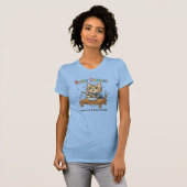Baby Banzai Kat Peace, Love & Ramen Noodles T-shirt (Voorkant volledig)