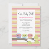 Baby Baptism Christening Pink Dolphin Foto uitnodi Kaart (Achterkant)