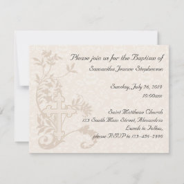 Baby Baptism Invitation Kaart