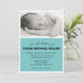 Baby Baptism Invitation Kaart (Staand voorkant)