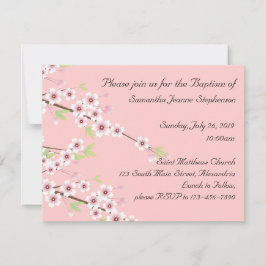 Baby Baptism Invitation Kaart