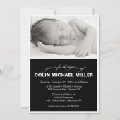 Baby Baptism Invitation Kaart (Voorkant)