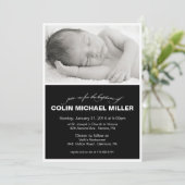 Baby Baptism Invitation Kaart (Staand voorkant)