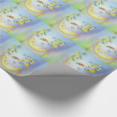 Baby baptisme , christenen cadeaupapier (Hoek)