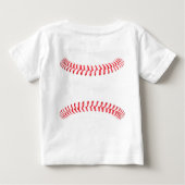 Baby Baseball Custom T-shirt (Achterkant)