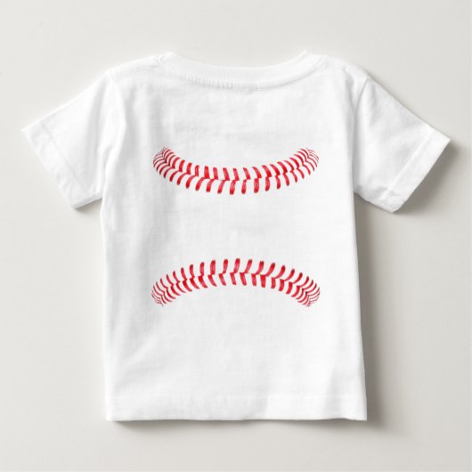 Baby Baseball Custom T-shirt (Achterkant)