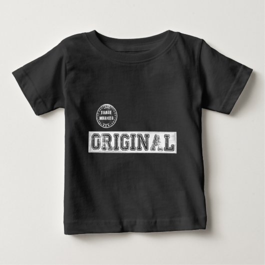 Baby Baseball Raglan met Cool Original Print (Voorkant)