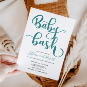 Baby Bash Couples Baby shower Kaart