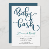 Baby Bash Couples Baby shower Kaart (Voorkant / Achterkant)