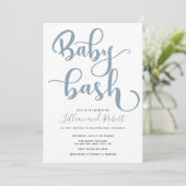 Baby Bash Couples Baby shower Kaart (Staand voorkant)