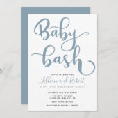 Baby Bash Couples Baby shower Kaart (Voorkant / Achterkant)