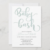 Baby Bash Couples Baby shower Kaart (Voorkant)