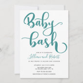 Baby Bash Couples Baby shower Kaart (Voorkant)