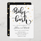 Baby Bash Koppels Baby shower uitnodiging (Voorkant / Achterkant)