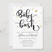 Baby Bash Koppels Baby shower uitnodiging (Voorkant)