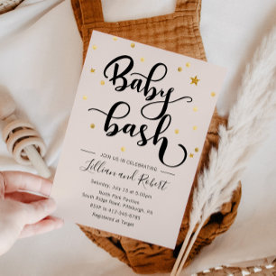 Baby Bash Koppels Baby shower uitnodiging