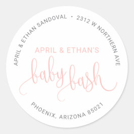 Baby Bash Return Address Sticker