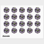 Baby Basil Plant Ronde Sticker (Vel)