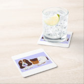 Baby Basset Hound Kartonnen Onderzetters (Insitu)