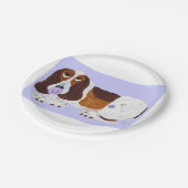 Baby Basset Hound Papieren Bordje (Gekanteld)