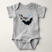 Baby Bat Halloween Romper (Voorkant)