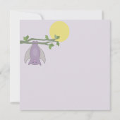 Baby Bat Herfstdouche Kaart (Achterkant)